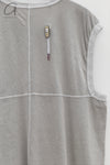 Boris Bidjan Saberi TANK vest collection Handmade in Spain TANK ONE PIECE. RF F035-2QH Light grey 3